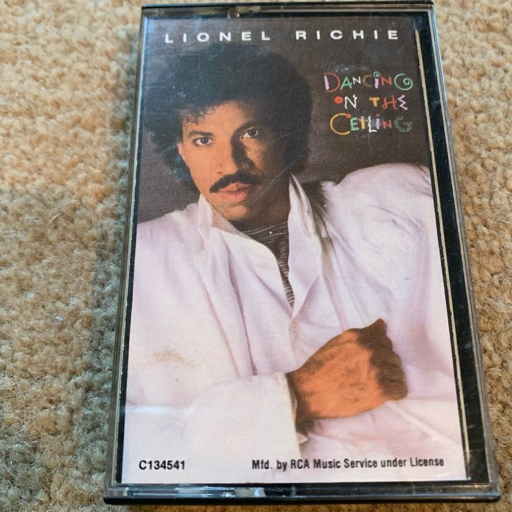 Lionel Richie Dancing On The Ceiling 1986 Cassette Tape